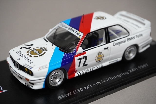 1/43 スパーク SG608 BMW E30 M3 ニュルブルクリンク 24H 4th 1987 #72