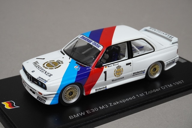 1/43 スパーク SG609 BMW E30 M3 ザックスピード 1st Zolder DTM 1987