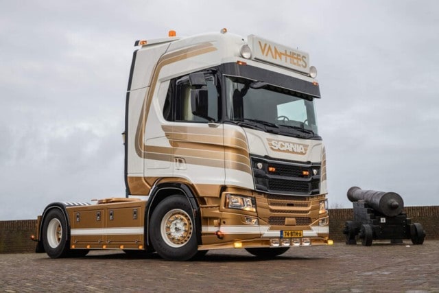 予約 01-4645 WSI 1/50 SCANIA van Hees SCANIA R HIGHLINE