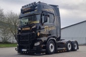 ͽ 01-4721 WSI 1/50  SCANIA Philipp Reich SCANIA S HIGHLINE CS20H 6X2 TWIN STEER (GERMAN SUPERTRUCKS)