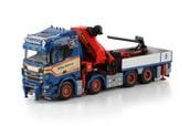  01-4143 WSI 1/50 SCANIA Erling Andersen SCANIA R NORMAL CR20N 8X4 WITH PALFINGER PK 135.002 TEC 7 + JIB WITH BALLAST BOX (without trailer)