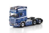 ͽ 01-4687 WSI 1/50 SCANIA Jan C Skov SCANIA 4 SERIES TOPLINE 6X2 TAG AXLE