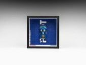 ���� TP0008 TopArt MODEL 1/64  LB F40 frame version Chrome pilot blue / finished frame