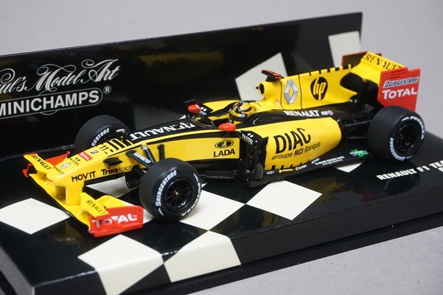 ミニカー F1 1/43 ミニチャンプス 410100011 ルノー F1チーム R30 2010 #11 R