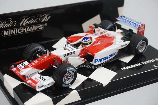 限定　未使用　ミニチャンプス　1/18 パナソニックトヨタレーシング　2005 1/43 ミニチャンプス 400030021 パナソニック トヨタ レーシング TF103