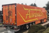 ͽ 01-4704 WSI 1/50  SCANIA Aurenico SCANIA S NORMAL CS20N 4X2 REEFER TRAILER - 3 AXLE