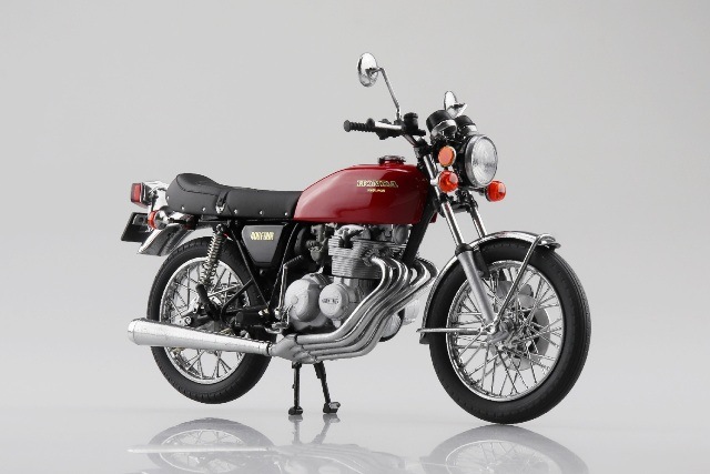 アオシマ ホンダ CB400FOUR 1/12 新品 アオシマ 1/12 ホンダ Honda CB400FOUR ライトルビーレッド