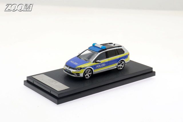 予約 Zoom 1/64 ゴルフ Golf Mk7 7R Wagon ワゴン Police ポリス