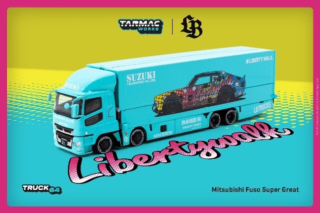 1/64 ターマックワークス 三菱ふそう LB-TRUCKS Tarmac Works 1/64 Mitsubishi Fuso Super Great LB-TRUCKS