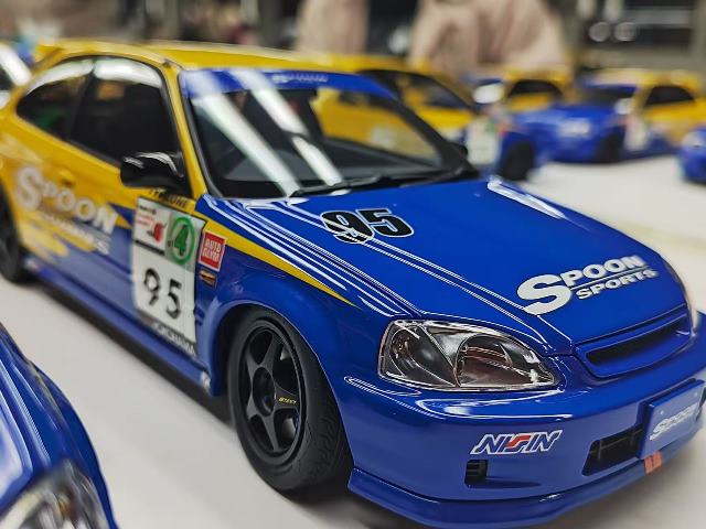 予約 M85014 モーターヘリックス 1/18 ホンダ シビック タイプR