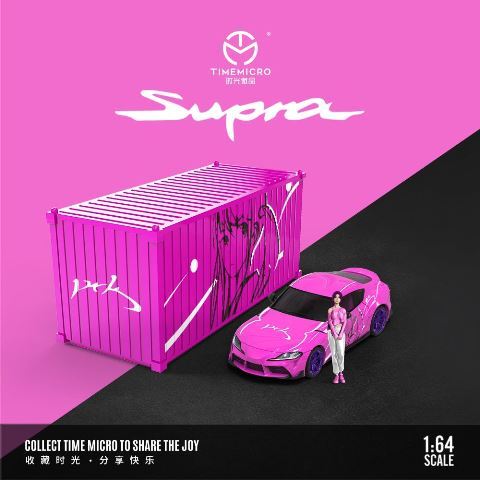 新品 TM647407-2 TimeMicro TM 1/64 トヨタ Toyota A90 Pink Girl