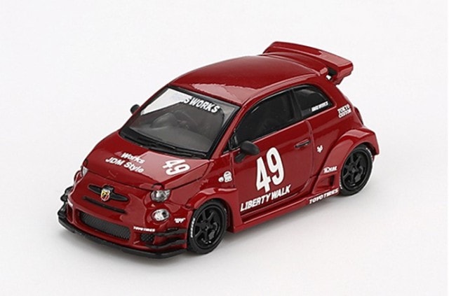 新品 MGT00963-R TSM MINI-GT 1/64 アバルト 595 LB-WORKS x Abas
