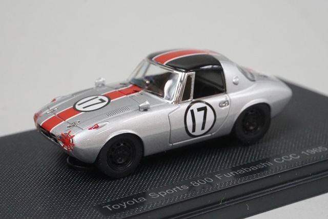 1/43 エブロ 44787 トヨタ スポーツ 800 船橋 CCC 1965 #17