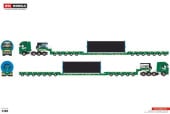 ͽ01-4596 WSI 1/50  ܥ Kubler; VOLVO FH5 GLOBETROTTER XL 8X4 SCHEUERLE INTERCOMBI CABLE REEL 200mm֥դ