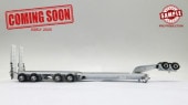 ͽZT09338 WSI 1/50 Drake 4X8 DROP DECK SWINGWING + 2X8 DOLLY WHITE