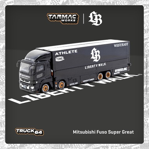 3連休価格　新品　未開封　ターマック　T64T-TL001-MU 1/64 無限 新品 T64T-TL001-MU Tarmac Works 1/64 三菱 ふそう Mitsubishi