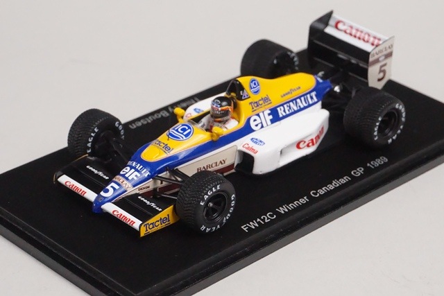 1/43 スパーク S4028 FW12 F1 モナコ Monaco GP 1988 #6 R. パトレーゼ