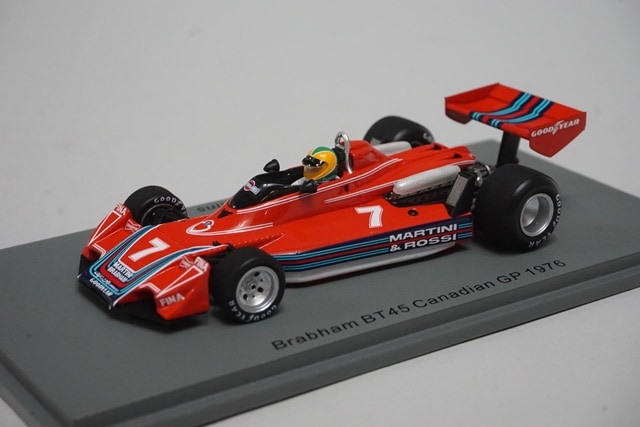 H*2様 F1マシン ブラバム・BT45 ラジコンカー 昭和レトロ 1/43 スパーク S7097 ブラバム BT45 カナダGP 1976 #7 L.パーキンス