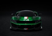 ͽ BBRC305F BBR 1/43 ե顼 Ferrari F80 carbon optional race n.24 Green Jewel - bicolor wheels carbon and silver 