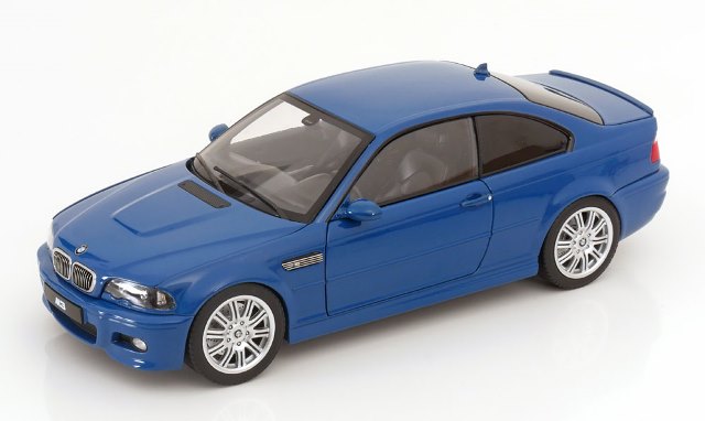 新品 183001 ノレブ 1/18 BMW M3 CSL E46 2000 ブルーメタリック