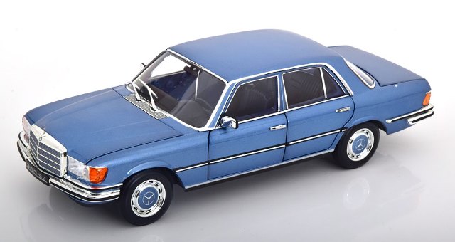 新品 183971 ノレブ 1/18 メルセデス 350 SE W116 1973 ライトブルー