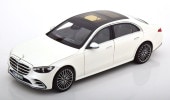 ���� 183801 �Υ�� 1/18 ��륻�ǥ� S-Class AMG-Line 2021 �ۥ磻�ȥ᥿��å� MODELISSIMO������