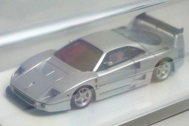 新品 M64X 1/64 フェラーリ F40 LM Competizione Argento Nurburgring