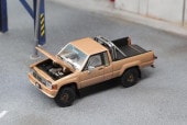 ���� KS-062-516 GCD �����󥳡��ץץ������� 1/64 �ȥ西 �ϥ���å��� 1985 Toyota HILUX SR5 Gold (LHD)
