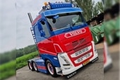 ͽ01-4746 WSI 1/50  ܥ M.van de Vooren Transport VOLVO FH5 SLEEPER CAB 6X2 TWIN STEER