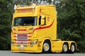 ͽ01-4778 WSI 1/50  ˥ Transport Vanderveken SCANIA R HIGHLINE CR20H 6X2 TWIN STEER