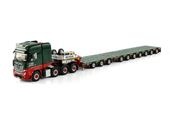 ����01-4414 WSI 1/50  ��륻�ǥ� Kahl Schwerlast MERCEDES-BENZ ACTROS MP5 SLT GIGA SPACE 8X4 MANOOVR WITH 3 AXLE DOLLY - 7 AXLE