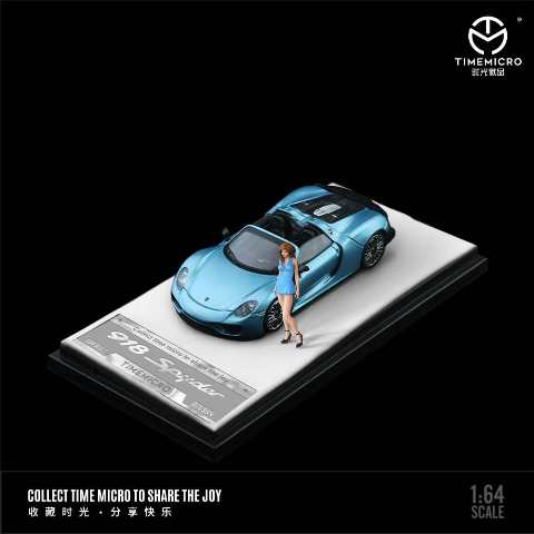 新品 TM643526-1 TimeMicro TM 1/64 ポルシェ Porsche 918 Solid Color