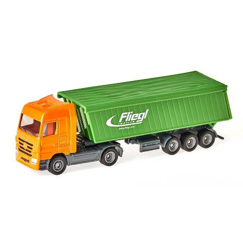 新品 SK1796 ジク SIKU 1/87 屋根付きトレーラートラック