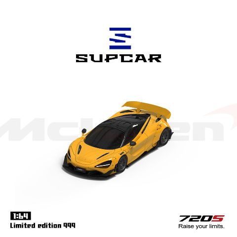 予約 SC64032 SUPCAR 1/64 マクラーレン McLaren 720S Yellow