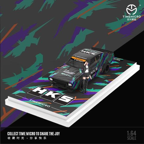 新品 TM645613-1 TM TimeMicro 1/64 ケンメリ KPGC110 HKS フィギュア