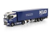 ͽ�� 01-4980 WSI 1/50  DAF KLG Europe DAF XG+ MY25 4X2 BOX TRAILER - 3 AXLE