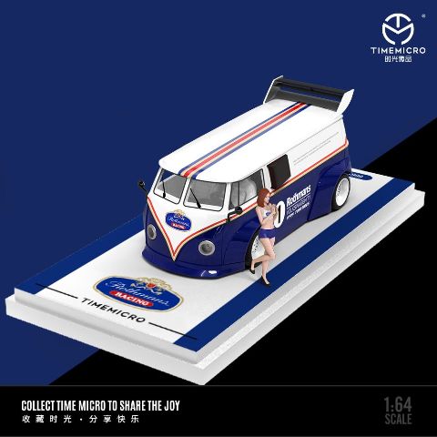 新品 TM642946-1 TM TimeMicro 1/64 ミニ バス VW T1 Minibus Rothmans