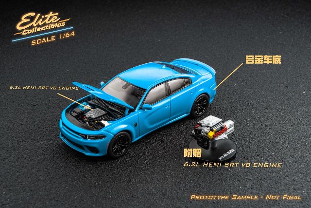 新品 Elite Collectibles 1/64 ダッジ Dodge Warhorse STR. Racing