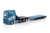 ͽ�� 01-4885 WSI 1/50  �����˥� AKM SCANIA S HIGHLINE CS20H 6X4 SEMI LOW LOADER - 4 AXLE