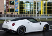 ͽ P18259C2V BBR 1/18 ե ᥪ Alfa Romeo 4C Glossy Bianco Carrara- black roof ꥢդ