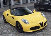 ͽ P18260AV BBR 1/18 ե ᥪ Alfa Romeo 4C Spider Giallo Prototipo ꥢդ