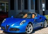 ͽ P18260CV BBR 1/18 ե ᥪ Alfa Romeo 4C Spider Blu Misano ꥢդ