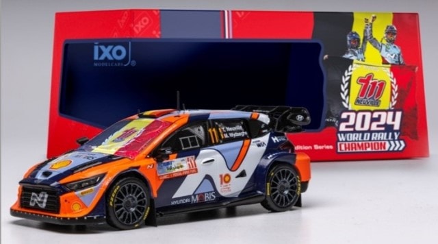 ヒョンデ　ラリージャパン優勝記念　i20 WRC イクソ　ixo KB model（ixo/イクソ） ヒョンデ i20 N Rally1 2022年ラリー