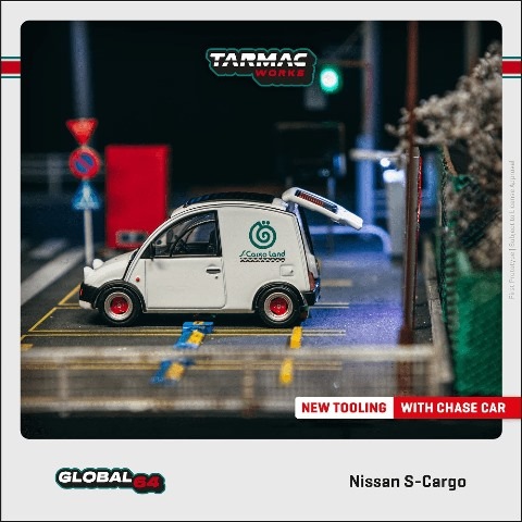 新品 T64G-073-WH Tarmac Works 1/64 日産 Nissan S-Cargo White