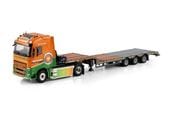 ͽ�� 01-4995 WSI 1/50  VOLVO Van der Vlist VOLVO FH5 GLOBETROTTER ELECTRIC 4X2 SEMI LOW LOADER - 3 AXLE