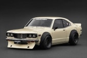 ���� IG3730 �����˥å�����ǥ� 1/18 �ޥĥ� Mazda Savanna (S124A) Semi Works White