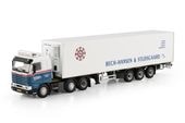ͽ�� 01-4731 WSI 1/50  SCANIA Bech Hansen & Studsgaard  SCANIA 3 SERIES STREAMLINE 6X2 TWIN STEER REEFER TRAILER - 3 AXLE