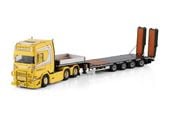 ͽ�� 01-4875 WSI 1/50  SCANIA Nordb Maskin  SCANIA R HIGHLINE CR20H 6X4 SEMI LOW LOADER WITH RAMPS - 4 AXLE