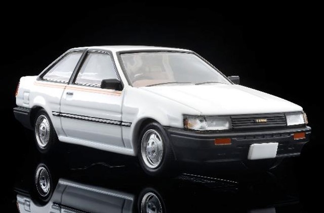 新品 LV-N284e トミーテック 1/64 トヨタ カローラレビン 2ドア ライム