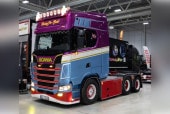 ͽ 01-4818 WSI 1/50  ˥ Christoffer Fjeld SCANIA S HIGHLINE CS20H 6X2 TAG AXLE